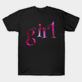 girl pink T-Shirt